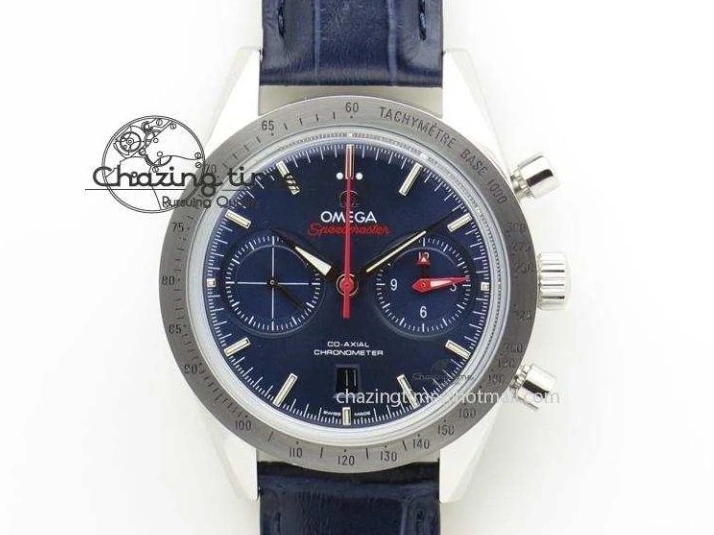 0315 Effortless Speedmaster Apollo 11 On SS Bracelet Manual Winding Chrono Movement 8225